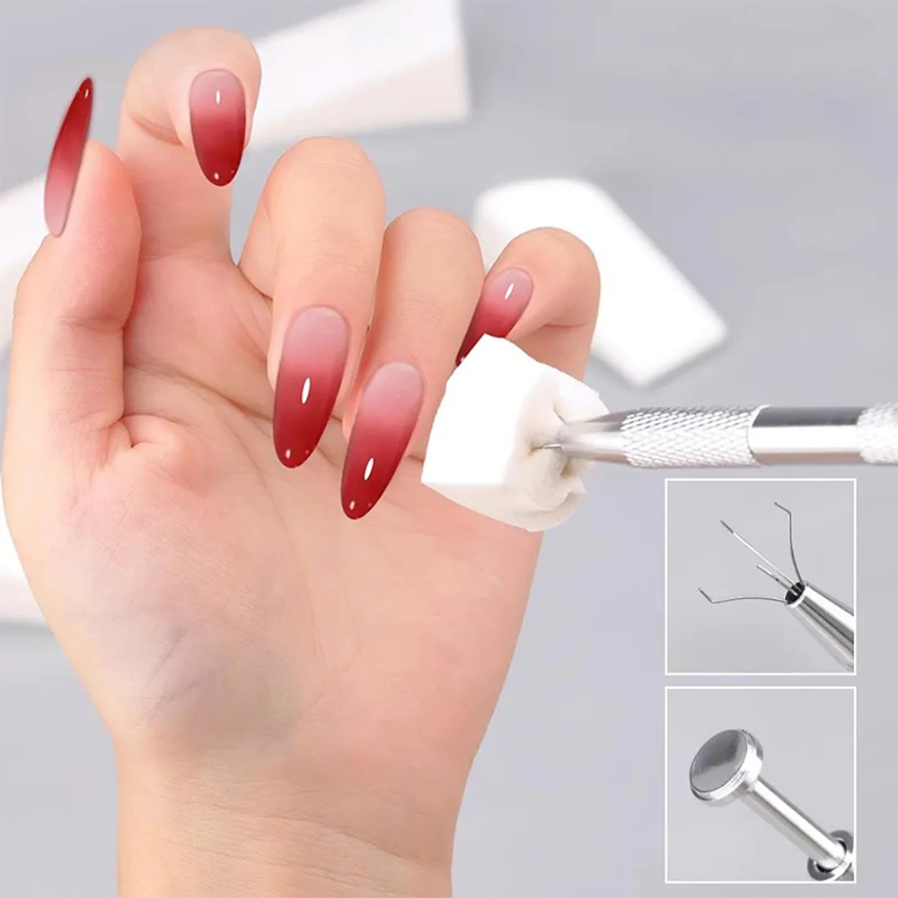 LULAA ネイルアートスポンジ DIY グラデーションネイ - Nail Fan Brush のレビューと価格