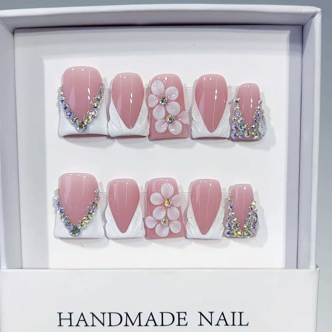 10個入り ハイエンドでシンプルかつエレガントなスタイル、手 - Nail Art Fake のレビューと価格