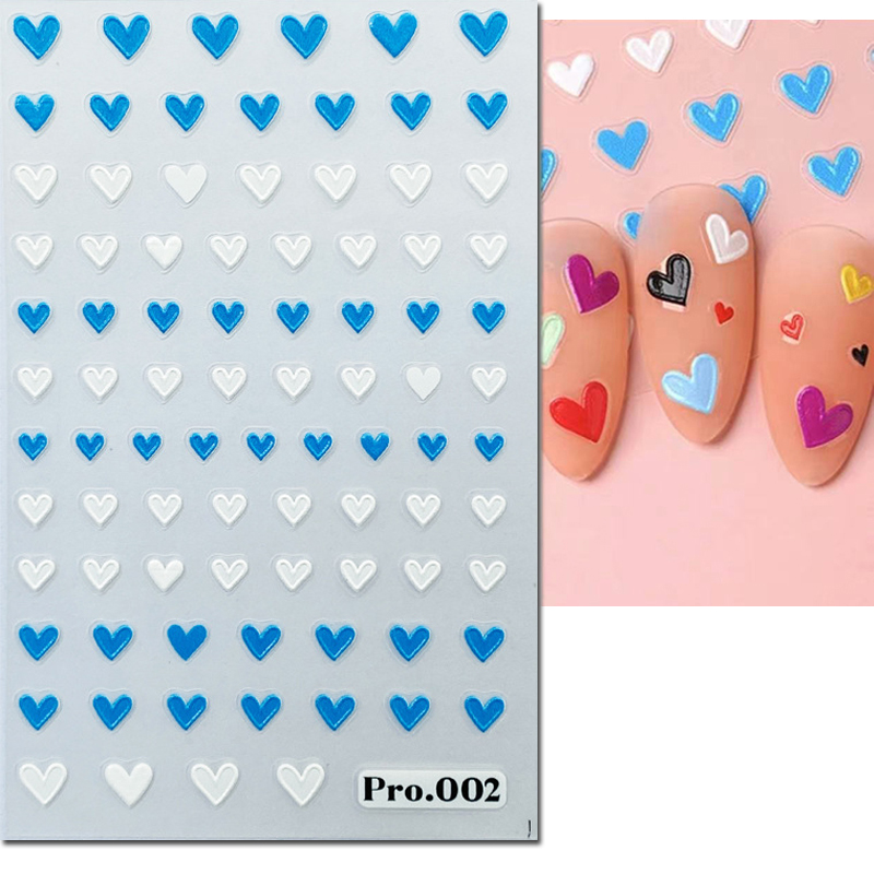 エンボス加工されたネイルアートステッカー,バレンタインデー, - Nail Art Valentine のレビューと価格