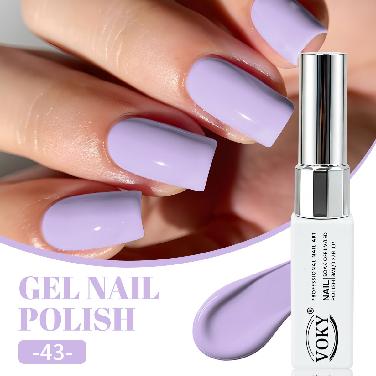 6色のネイルポリッシュセット、ホットピンク、ライトパープル、 - Nail Art Yellow のレビューと価格