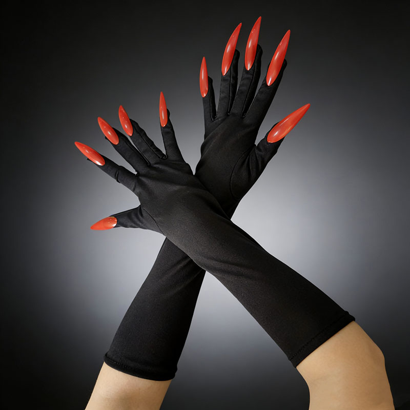 ハロウィン 怖い魔女の爪 43cm ロンググローブ ヴァンパ - Nail Art Vampire のレビューと価格