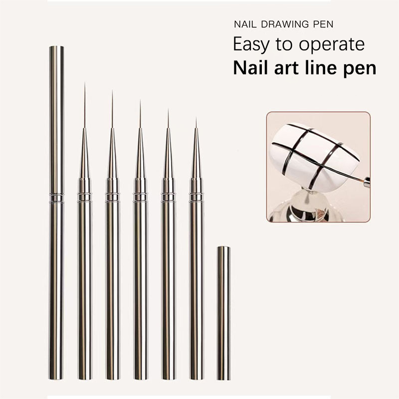 1 個ネイルアートブラシフレンチネイルライナーペン 10/1 - Nail Fan Brush のレビューと価格