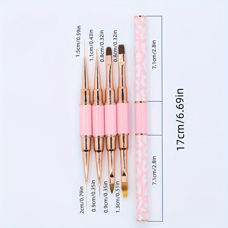 アクリルネイルブラシ,両端,プロのジェルネイルポリッシュ,花 - Nail Fan Brush のレビューと価格