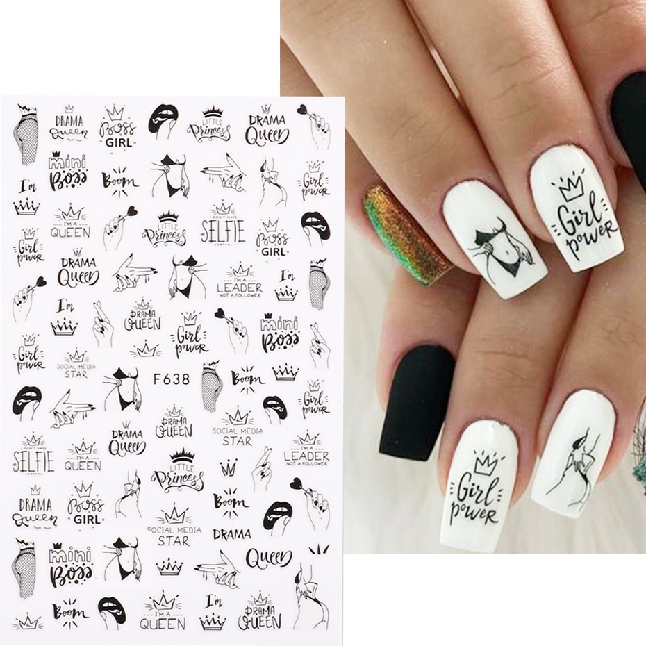 ネイルアートステッカー2個ハートラブデザイン3Dネイルアート - Nail Art Valentine のレビューと価格