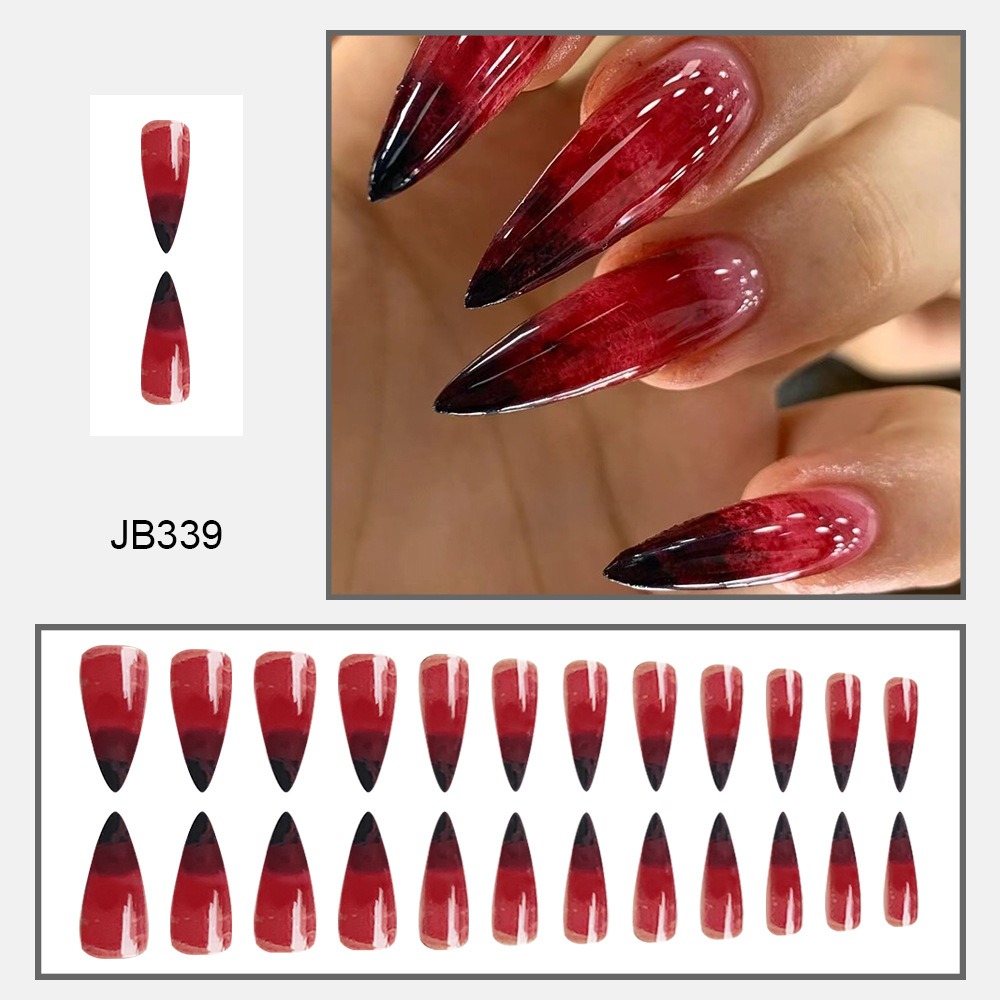 24個入り ヴァンパイア ハロウィン プレスオンネイル ロン - Nail Art Vampire のレビューと価格