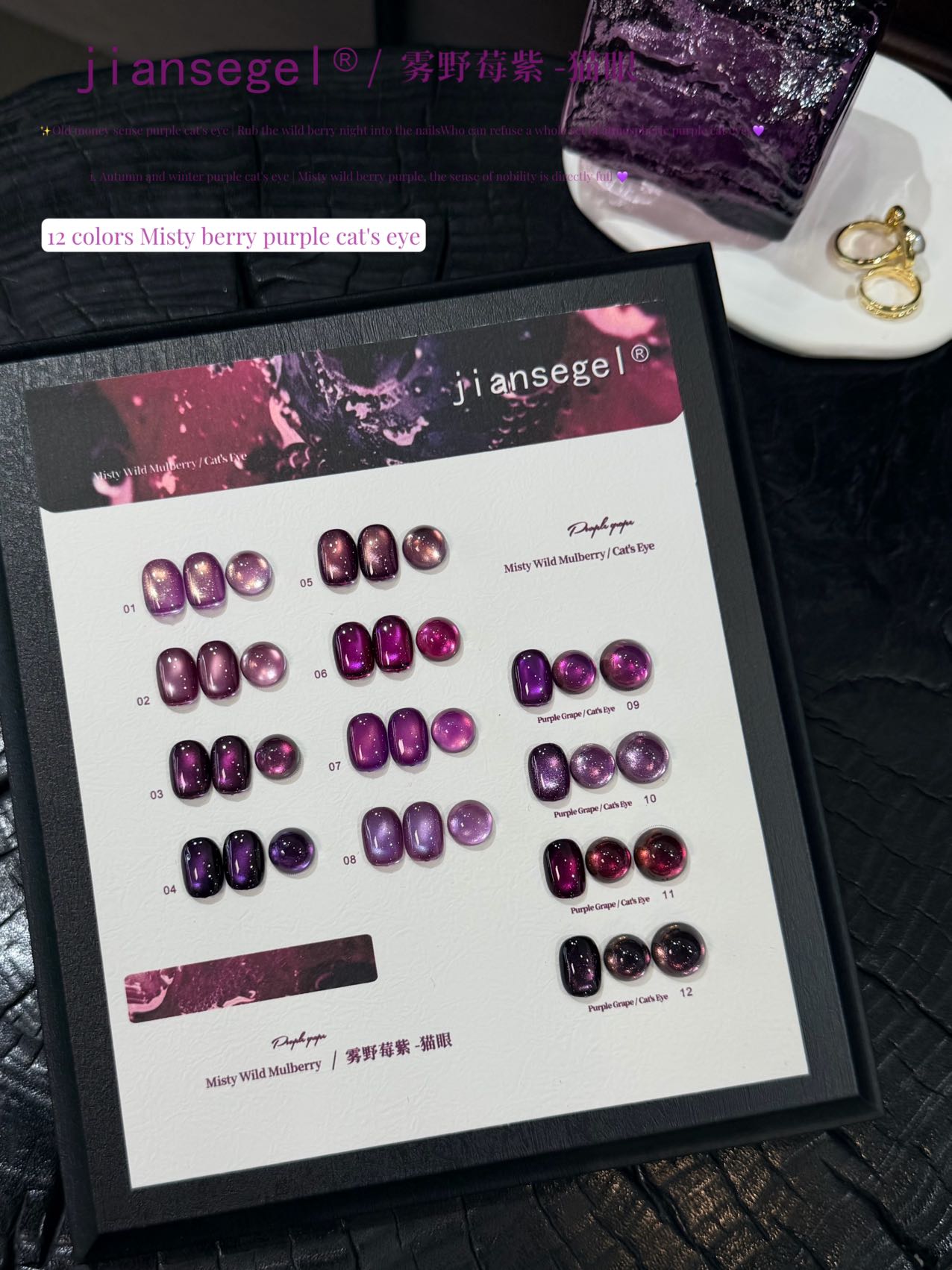 12個入りハロウィンジェルネイルポリッシュセット ダークパー - Nail Art Vampire のレビューと価格