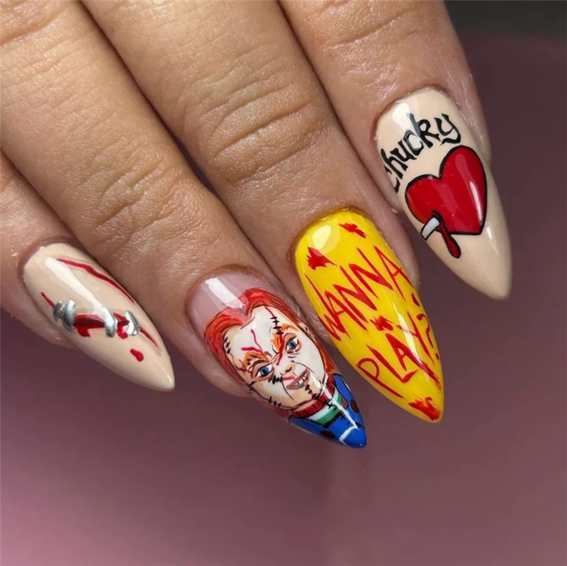 24個入り プレスオンネイル ハロウィン ヴァンパイアの爪  - Nail Art Vampire のレビューと価格